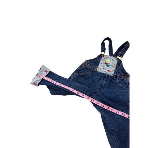Vintage Oshkosh Farmer Farm Denim Overalls Kids Size 3T READ - Picture 10 of 10